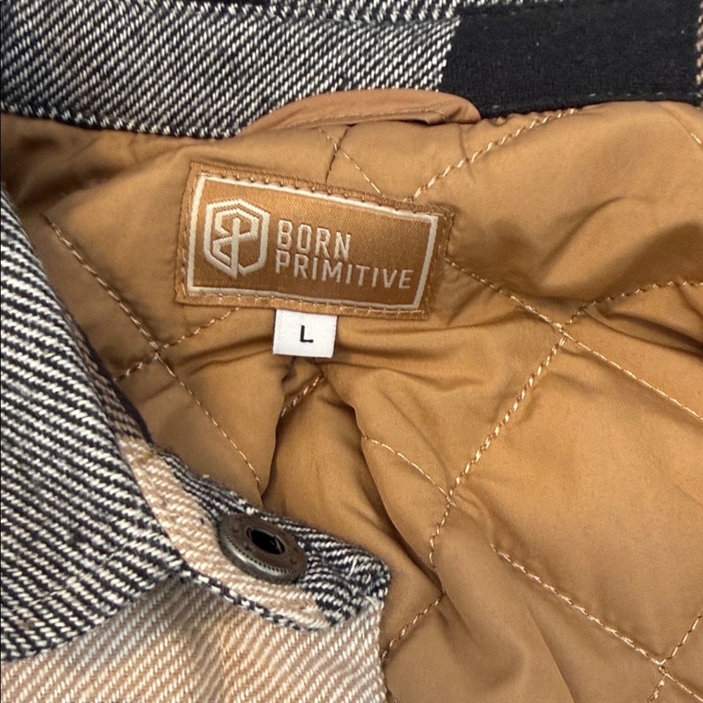Born Primitive Checkered Shirt Jacket - Picture 4 of 4